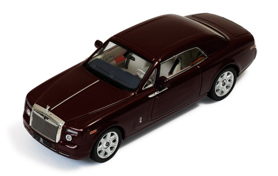 rolls-royce phantom coupe - maroon/beige interiors MOC167 Модель 1:43