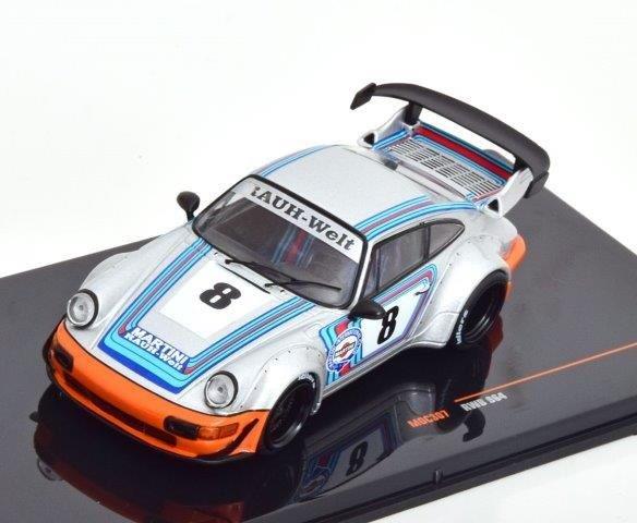 Porsche 911 (964) RWB Rauh-Welt Ichiban Boshi #8 "Martini Design" MOC307 Модель 1:43