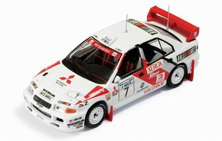 Модель 1:43 Mitsubishi Lancer Evo III №7 Rally 1000 Lakes (Tommi Antero Makinen - Seppo Harjanne)
