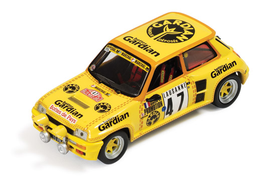 Модель 1:43 Renault 5 Turbo № 47 Rallye Monte-Carlo (P.Rouby - A.Giron)