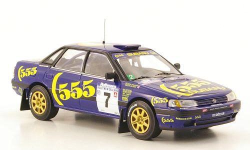 Модель 1:43 Subaru Legacy RS №7 «555» Winner Rally New Zealand (Colin McRae - Derek Ringer)