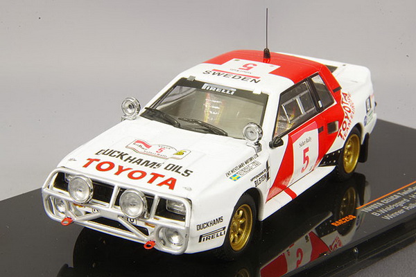 Модель 1:43 Toyota Celica TwinCam Turbo (TA64) №5 Winner Safary Rally (B.Waldegard - H.Thorszelius)