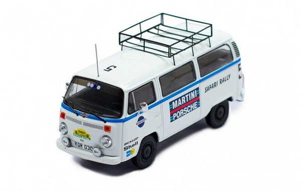 volkswagen t2 bus "porsche martini team" safari rally (техничка) RAC386 Модель 1:43