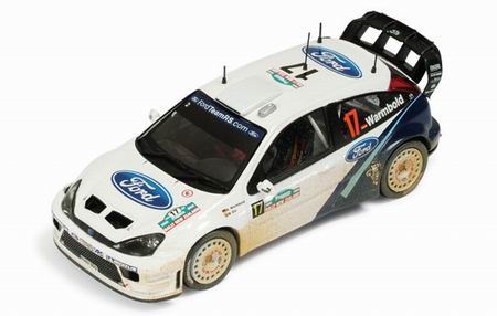 ford focus wrc №17 rally new zealand (with dirty effects) (a.warmbold - m.orr) RAM189 Модель 1:43