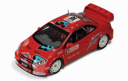 Модель 1:43 Peugeot 307 WRC №16 3rd Rallye Monte-Carlo (Toni Gardemeister - J.Honkanen)
