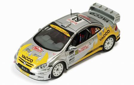 Модель 1:43 Peugeot 307 WRC №63 Rallye Monte-Carlo (Olivier Burri - C.Hofmann)