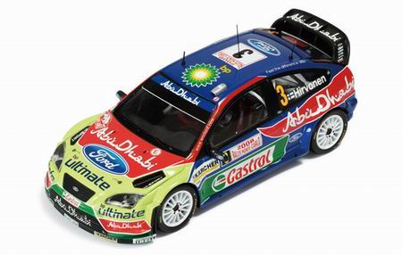 Модель 1:43 Ford Focus RS 07 WRC №3 2nd Rallye Monte-Carlo (Mikko Hirvonen - Jere Lehtinen)