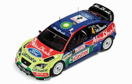Модель 1:43 Ford Focus RS 07 WRC №4 Rallye Monte-Carlo (Jari-Matti Latvala - Miikka Anttila)