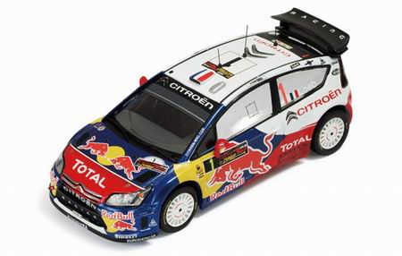 Модель 1:43 Citroen C4 WRC №1 «Red Bull» Winner Rally Cyprus (Sebastian Loeb - Daniel Elena) / new decoration