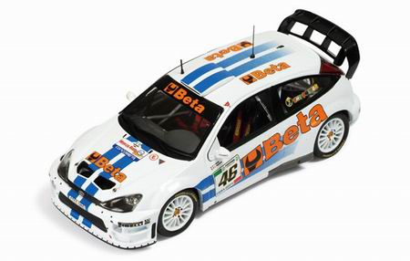 Модель 1:43 Ford Focus RS 07 WRC №46 «Beta» Winner Rally Monza (Valentino Rossi - Carlo Cassina)