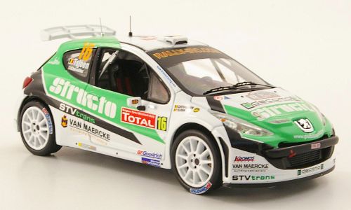 Модель 1:43 Peugeot 207 S2000 №16 4th IRC Ypres Rally (Tsjoen - E.Chevaillier)