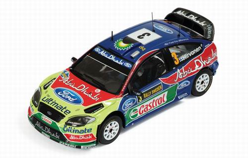 Модель 1:43 Ford Focus WRC №3 Winner Rally Sweden (Mikko Hirvonen - Jere Lehtinen)