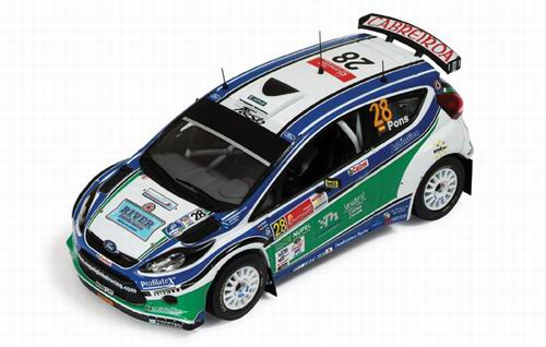 ford fiesta s2000 №28 8th rally carona mexico (s-wrc winner) (x.pons - a.haro) RAM414 Модель 1:43