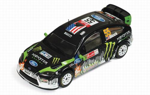ford focus rs wrc08 №55 18th rally corona mexico (k.block - a.gelsomino) RAM417 Модель 1:43