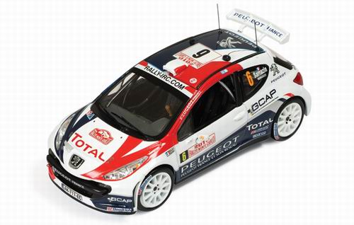 Модель 1:43 Peugeot 207 S2000 №6 4th Rallye Monte-Carlo (Stephane Sarrazin - Jacques-Julien Renucci)