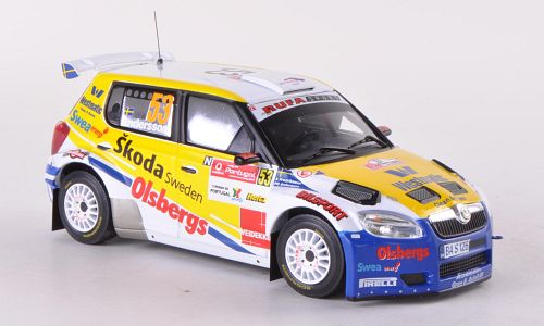 Модель 1:43 Skoda Fabia S2000 №53 S-WRC Rally Portugal (P-G.Andersson - A.Fredriksson)