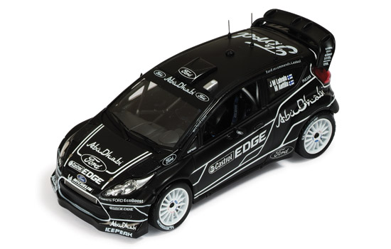 Модель 1:43 Ford Fiesta WRC Test Car FRANCE (Mikko Hirvonen - Jari-Matti Latvala) - black