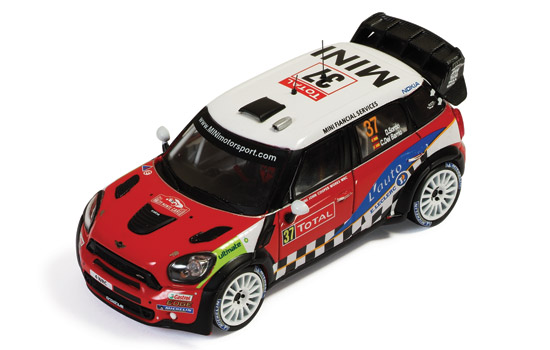 Модель 1:43 Mini John Cooper Works №37 2nd Rallye Monte-Carlo (Daniel Sordo - Carlos Del Barrio)