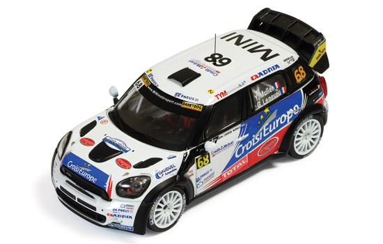 Mini JOHN Cooper Works №68 Rally France (Yvan Muller - G.Leneveu) RAM518 Модель 1:43