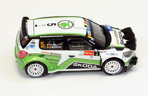 Модель 1:43 Skoda Fabia S2000 №5 Winner Ypres Rally (Loix - Miclotte)