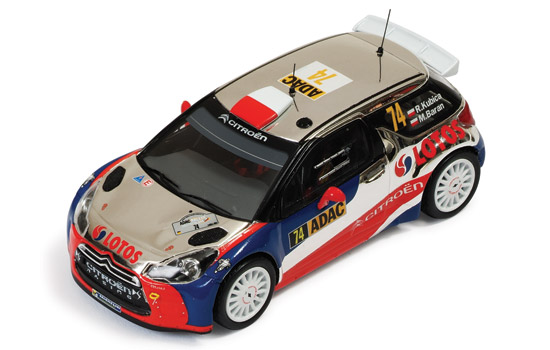 Модель 1:43 Citroen DS3 RRC №74 Rally Germany (1st WRC2) (Robert Kubica - M.Baran)