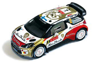 Модель 1:43 Citroen DS3 WRC №2 2nd Rally Portugal (Mikko Hirvonen - Jere Lehtinen)