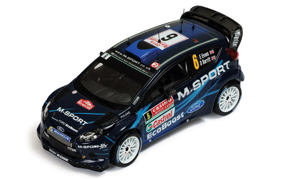 Модель 1:43 Ford Fiesta RS WRC №6 Rallye Monte-Carlo (Elfyn Rhys Evans - Daniel Barritt)