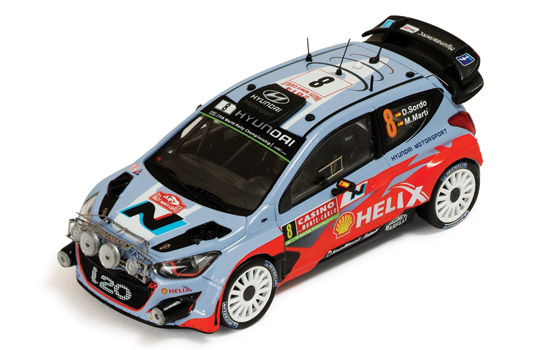 Модель 1:43 Hyundai i20 WRC №8 Rallye Monte-Carlo (Daniel Sordo - M.Marti)