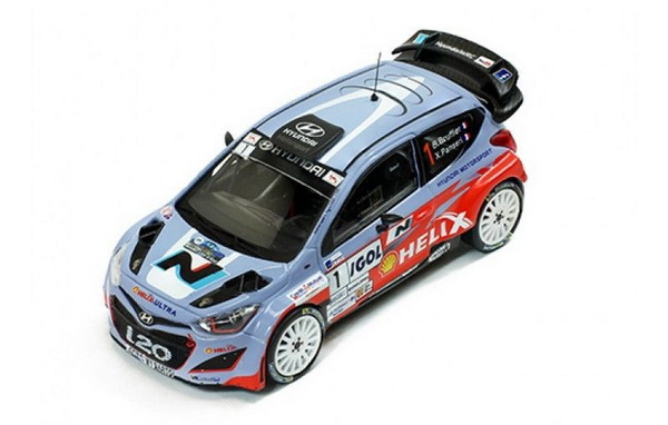 Модель 1:43 Hyundai i20 WRC №1 Winner Rally Antibes (B.Bouffier - X.Panseri)