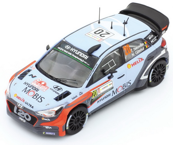 Модель 1:43 Hyundai i20 WRC №20 Winner Rally Sardinia (Thierry Neuville - Nicolas Gilsoul)