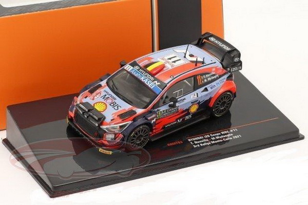 Модель 1:43 Hyundai i20 Coupe WRC №11 3th Rally Monte-Carlo (Thierry Neuville - Martijn Wydaeghe)