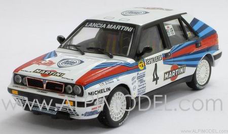 Модель 1:43 Lancia Delta Integrale №4 «Martini» Winner Rallye Monte-Carlo (Miki Biasion - T.Siviero)