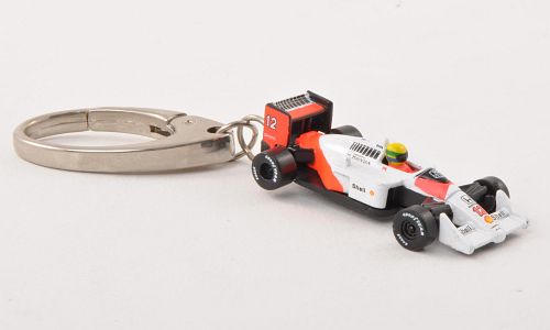 Модель N/A McLaren Honda MP4/4 №12 (Ayrton Senna) - брелок