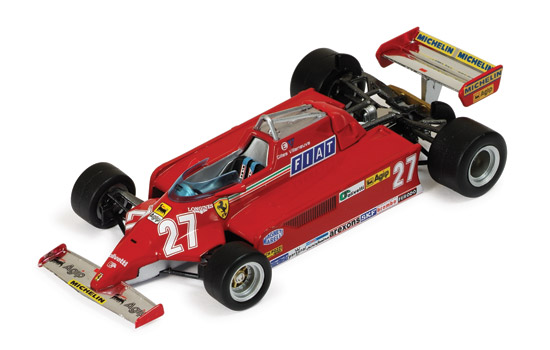 Модель 1:43 Ferrari 126CK №27 Winner Spanish GP (Gilles Villeneuve)