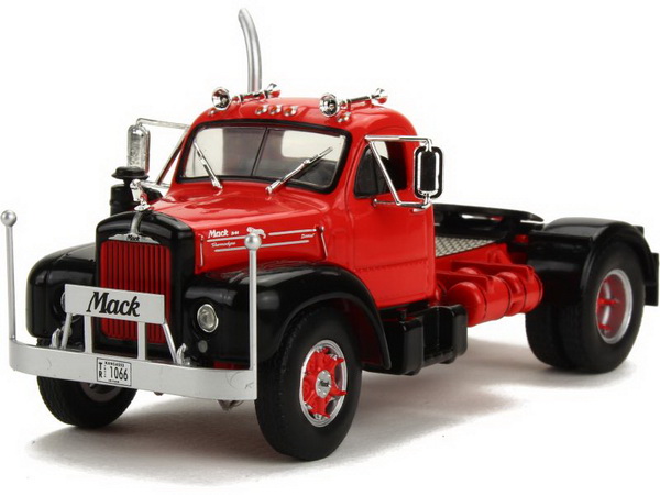 Модель 1:43 Mack B61 седельный тягяч - red/black