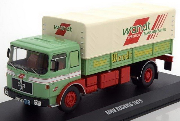 MAN BUSSING 19.320 грузовик с тентом "Wandt" 1975 Light Green