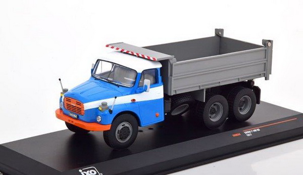 Модель 1:43 Tatra 148 S3 6х6 (самосвал) - blue/white/grey