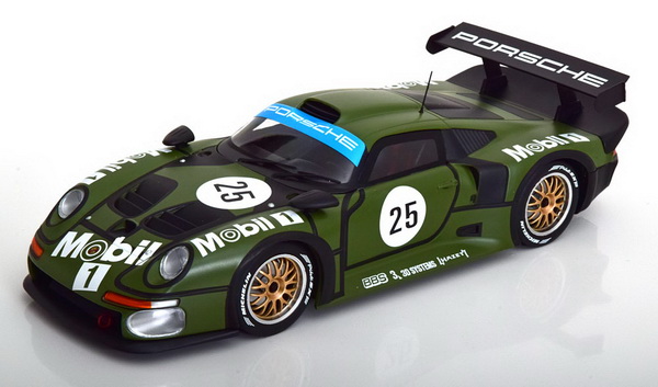 Модель 1:18 Porsche 911 GT1 №25 Qualifying 24h Le Mans, Wollek/Boutsen/Stuck - 1996