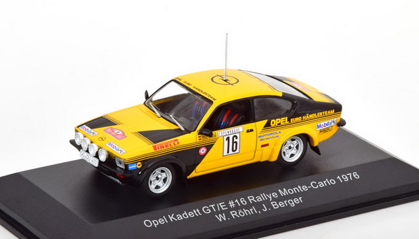 Модель 1:43 Opel Kadett C GT/E No.16, Rally Monte Carlo 1976 Röhrl/Berger