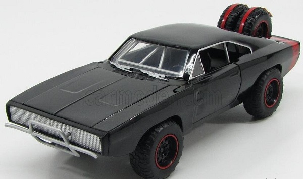 Модель 1:24 DODGE Dom's Dodge Charger R/t Offroad (1970) - Fast & Furious 7, Black