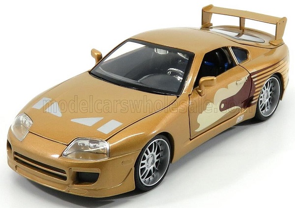 Модель 1:24 Toyota Slap Jack's Supra Turbo Mk VI (1993) - Fast & Furious II (2003) - Gold