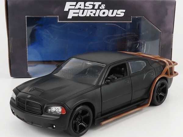 Модель 1:24 DODGE Dom's Toretto Charger Srt8 2006 - Fast & Furious, Matt Black