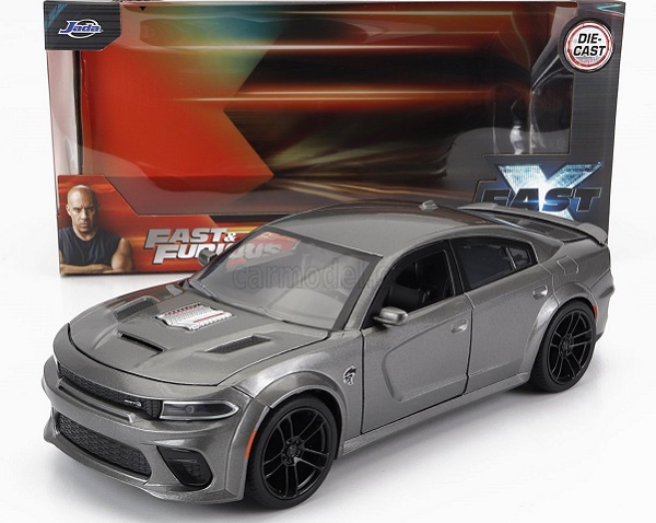 dodge charger (2021) - fast & furious fast x, grey 253203085-34472 Модель 1:24