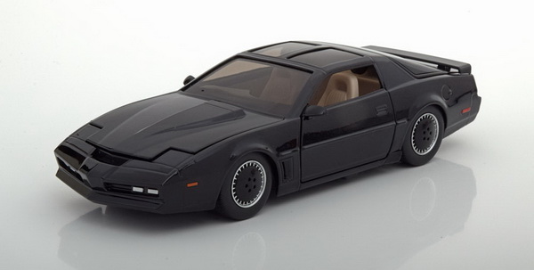 Модель 1:24 Pontiac Firebird Trans Am K.I.T.T. «Knight Rider» (телесериал «Рыцарь дорог») - black