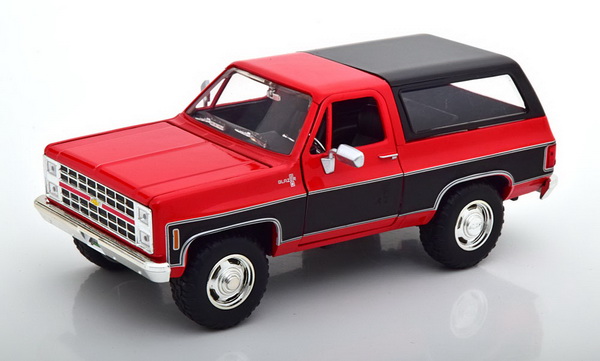 Модель 1:24 Chevrolet K5 Blazer 1980 - Red/black