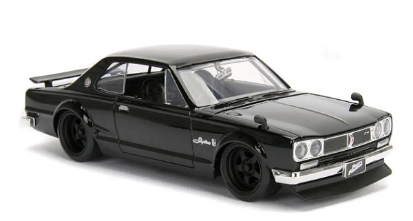 Модель 1:24 NISSAN Skyline (1971) black Fast & Furious (Форсаж)