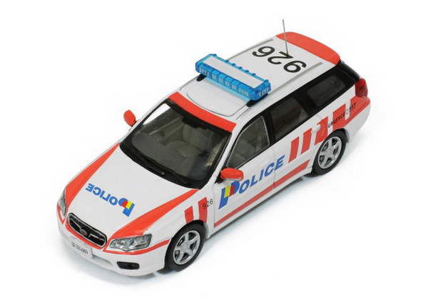 subaru legacy wagon «police» geneve (полиция Швейцария) JC228 Модель 1:43