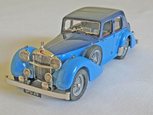 Модель 1:43 Alvis Speed 25 Saloon by Charlesworth - 2-tones blue