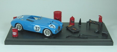 simca diorama t 15s 1.5l spider №37 team equipe gordini 24h le mans (p.veyron - g.monneret) JL8002 Модель 1:43