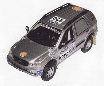 Модель 1:43 Mercedes-Benz ML Rally Tunisia (J.Halliday - A.BOUDOU) Pre-Painted KIT